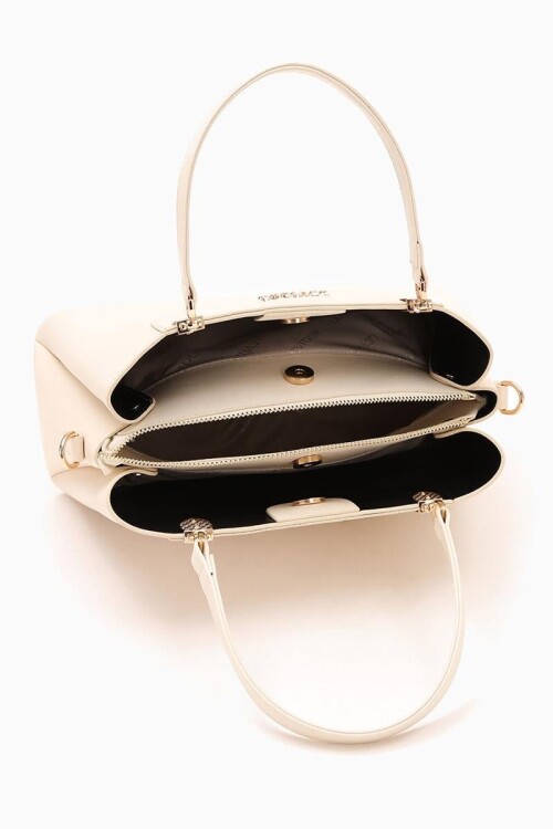 Krem Kadın El ve Omuz Çantası 930120