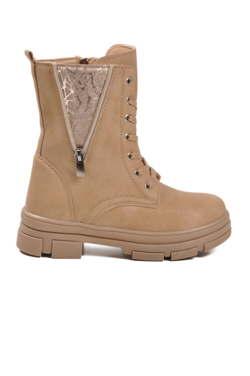 Nut İçi Polarlı Kaymaz Taban Kız Çocuk Bot G-1001 F Frmr