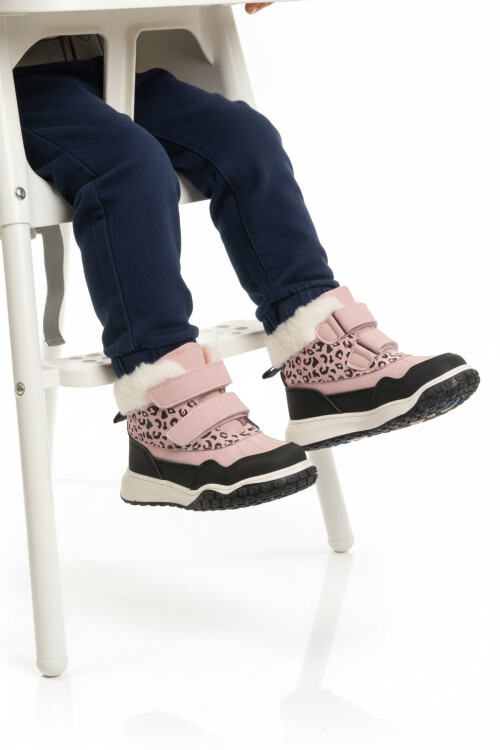 Pudra Cırtlı Kaymaz Taban Kız Çocuk Bot Shade B