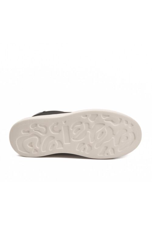 Siyah Beyaz Bağcıklı Erkek Sneaker BNI-12081 M