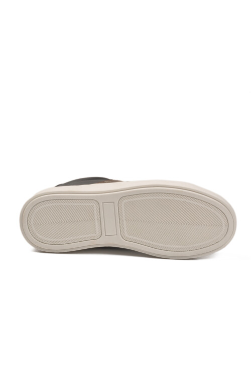 Siyah Beyaz Bağcıklı Kadın Sneaker BNI-12132 G