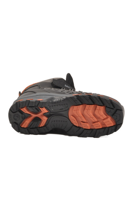 Siyah Füme Polarlı Kaymaz Fermuarlı Unisex Outdoor Çocuk Bot 2115 F