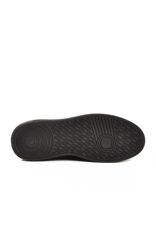 Siyah Hakiki Deri Bağcıklı Erkek Casual Ayakkabı 1042 M