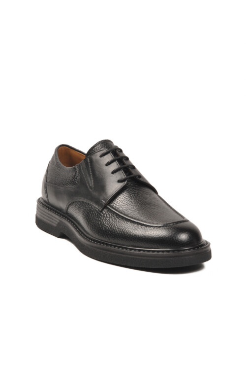 Siyah İçi Dışı Hakiki Deri Erkek Klasik Ayakkabı 3234 M