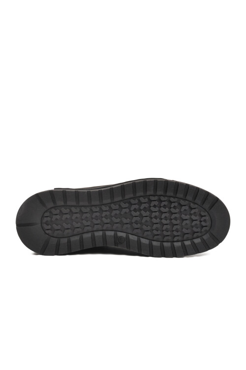 Siyah Nubuk Hakiki Deri Erkek Casual Ayakkabı 138 M