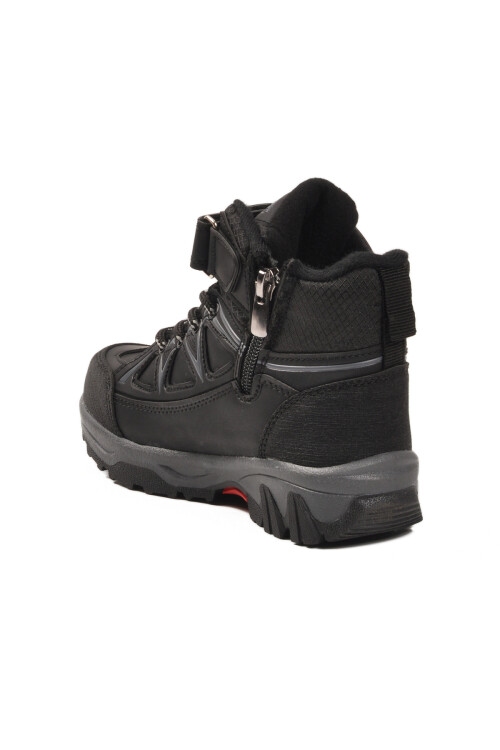 Siyah Polarlı Kaymaz Taban Çocuk Outdoor Bot 2301 P