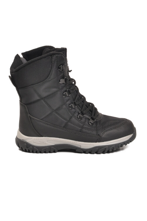 Siyah Polarlı Kaymaz Taban Soğuğa Dirençli Unisex Çocuk Bot Felix F