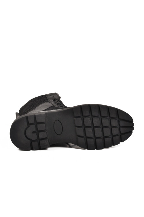 Siyah İçi Polarlı Kaymaz Taban Uzun Erkek Bot 756 M