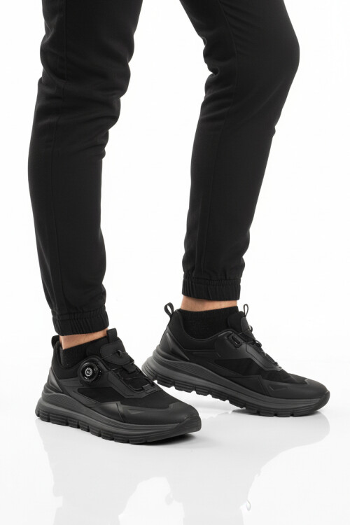 Siyah Misina Bağcıklı Erkek Casual Ayakkabı E284 M