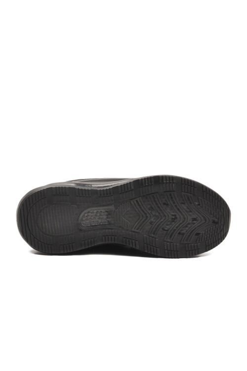 Siyah Memory Foam Lastik Bağcıklı Erkek Sneaker 2250-1 M