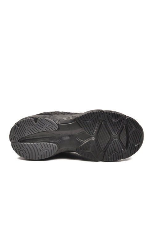 Siyah Hafif Esnek Bağcıklı Erkek Spor Ayakkabı 2392 M