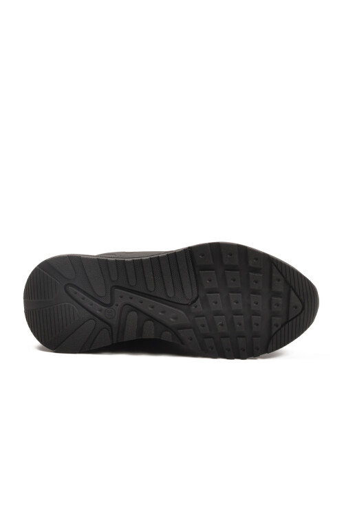 Siyah Bilek Boy Kaymaz Bağcıklı Hafif Unisex Bot 2880 G