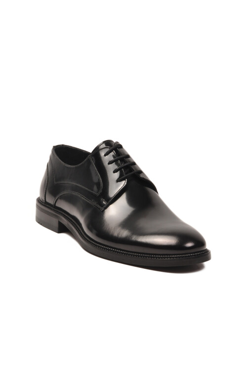 Siyah Rugan Hakiki Deri Erkek Klasik Ayakkabı 106 M