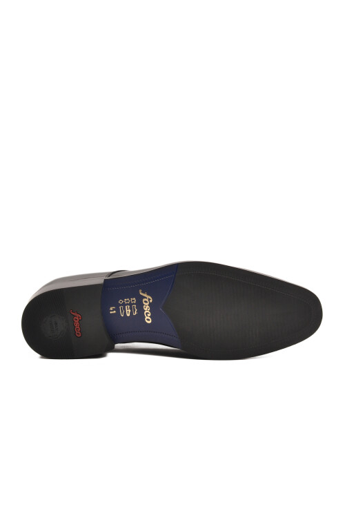 Siyah Rugan Hakiki Deri Erkek Klasik Ayakkabı 3265 M