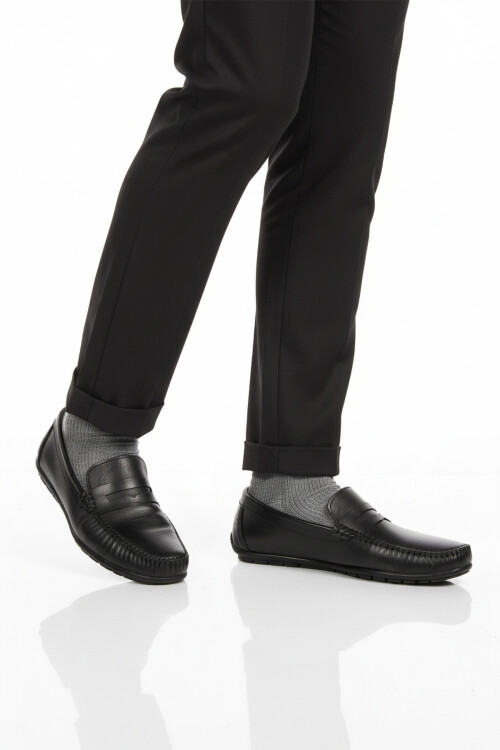 Siyah Hafif Esnek Erkek Casual Ayakkabı 1613 M