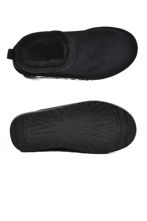 Siyah İçi Kürklü Soğuğa Dirençli Kadın Bot U-19 Z