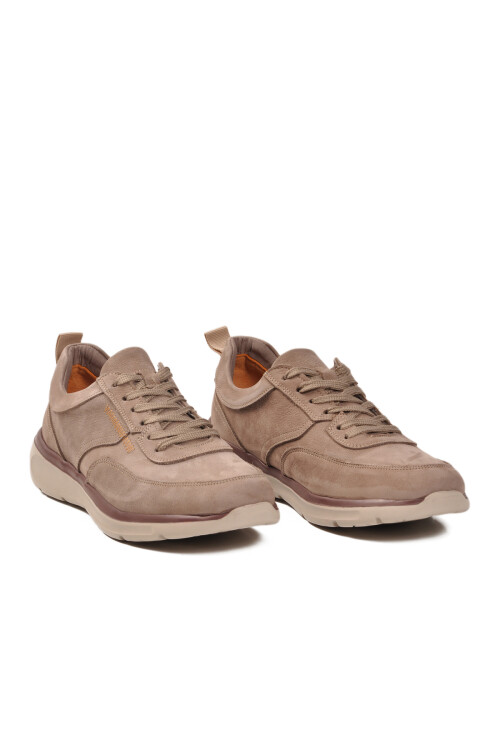 Vizon Nubuk Hakiki Deri Bağcıklı Erkek Casual Ayakkabı 252012 M