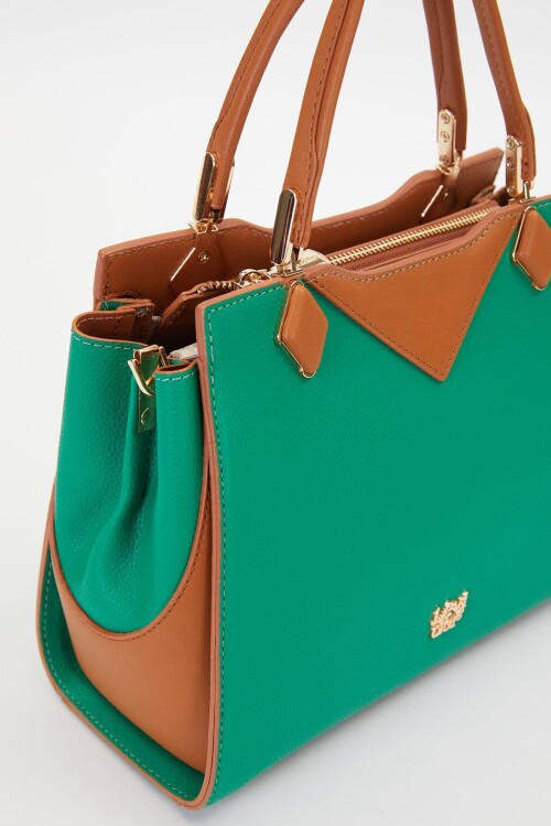 Yeşil Camel Kadın Omuz Çantası 930204