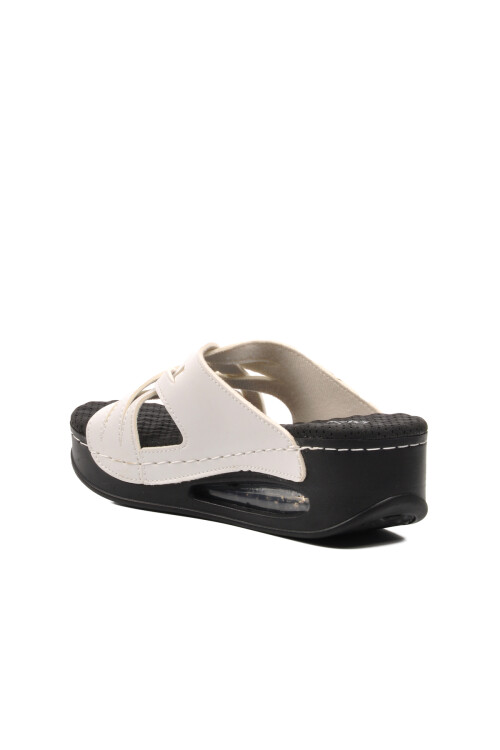 Beyaz  Kadın Terlik 100-933 Z