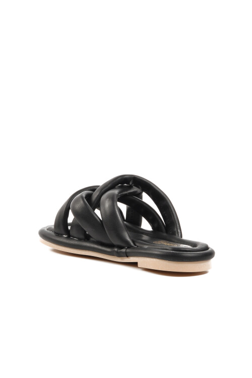 Siyah-Siyah  Kadın Terlik Soldoy 15 Z