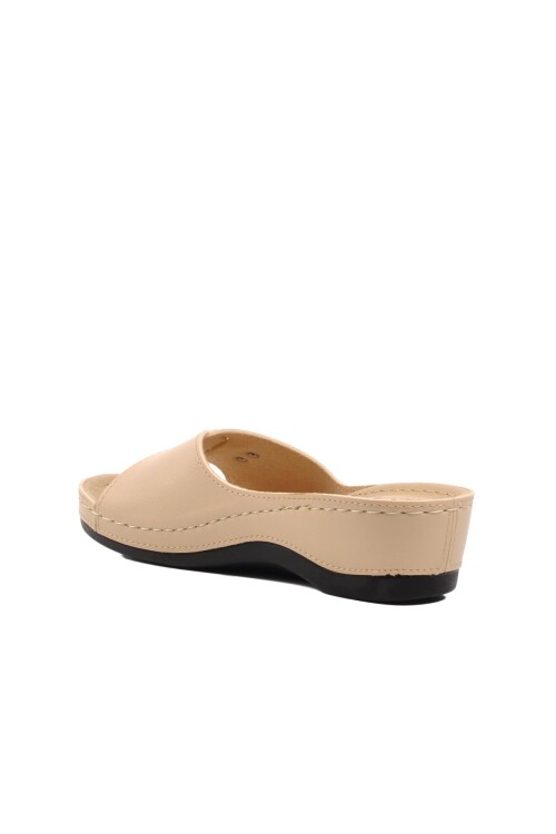 Beige Womens Slippers Ayakmod 15.011 Z