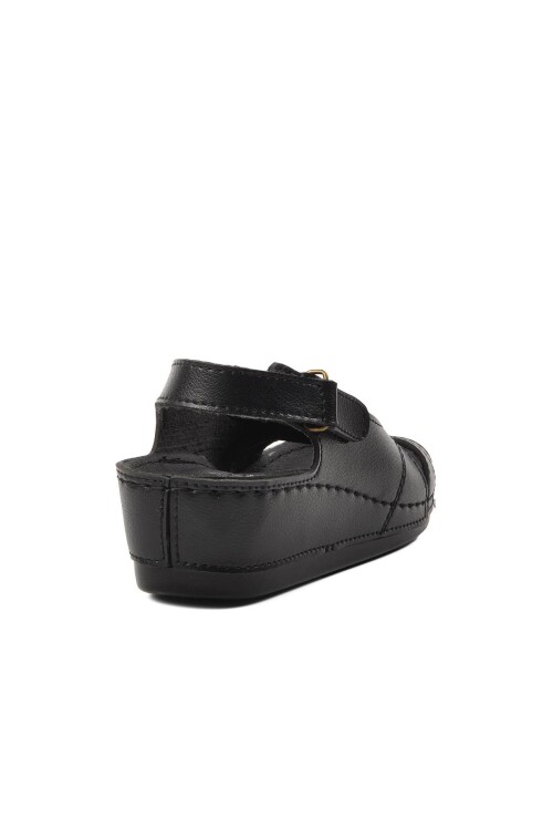 Siyah Anatomik Kadın Topuklu Sandalet 15.027 Z