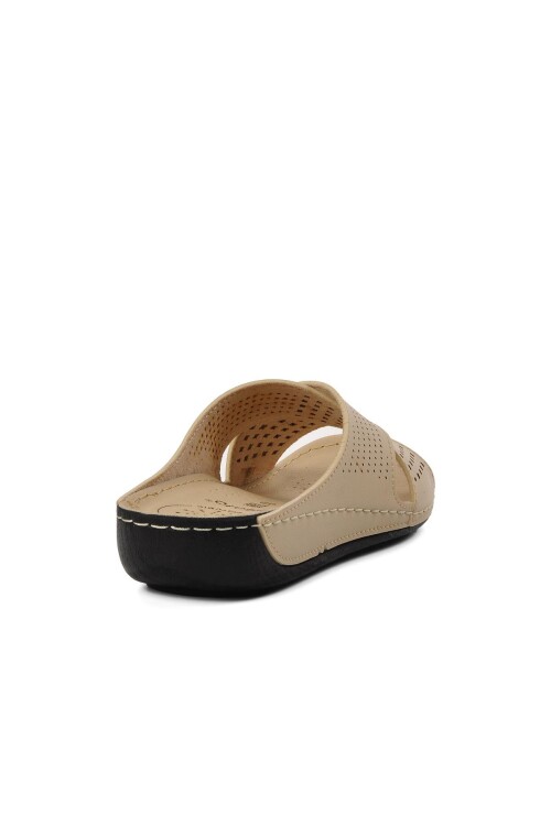 Beige Anatomical Womens Casual Slippers 16.004