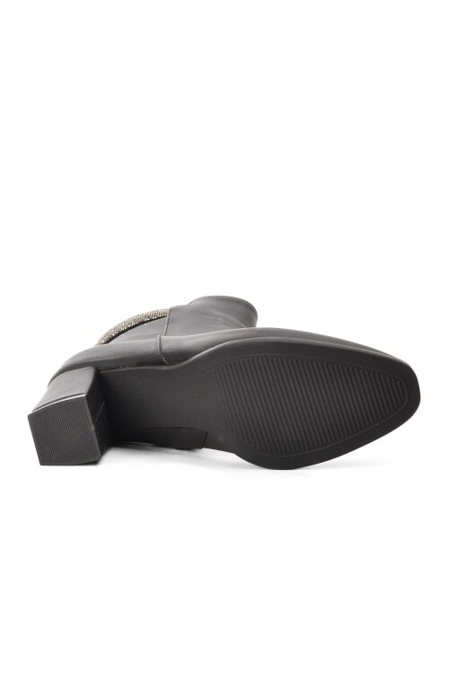 حذاء نسائي بكعب أسود 1709 Z