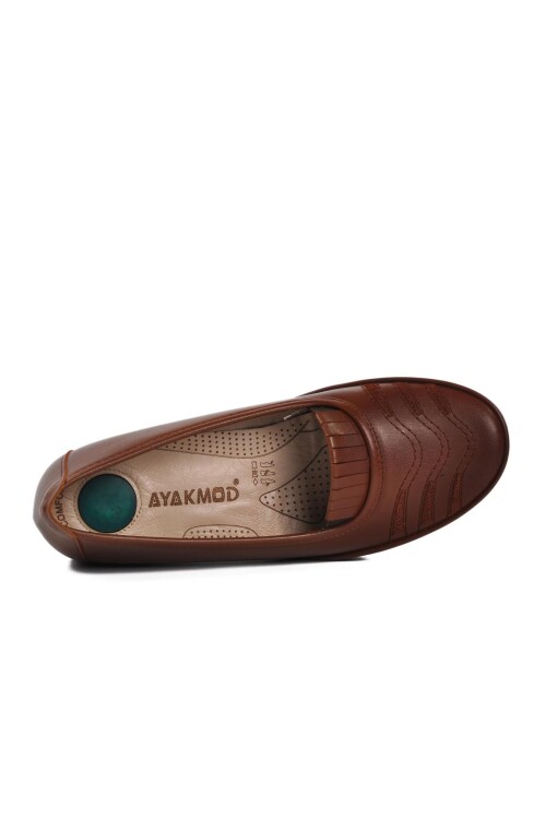 Taba İçi Deri Anatomik Kadın Casual Ayakkabı 176 Z