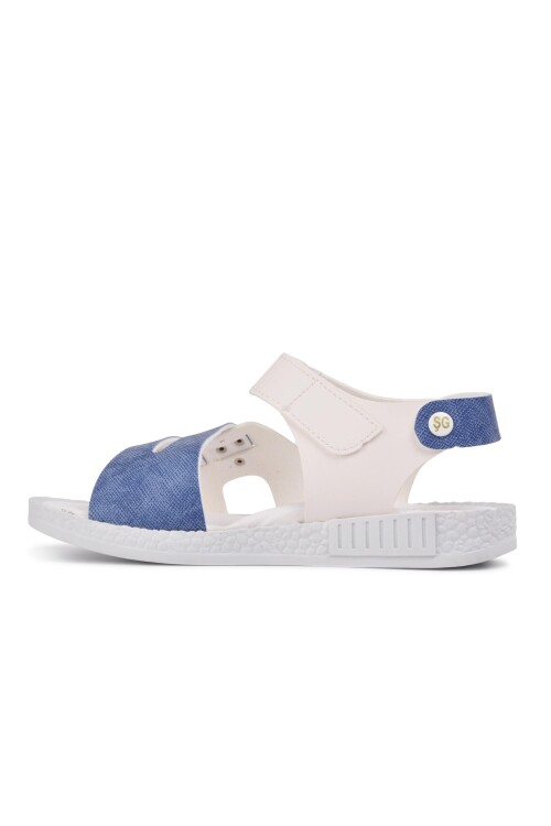 Beyaz Ortopedik Erkek Çocuk Sandalet 210107 Ç