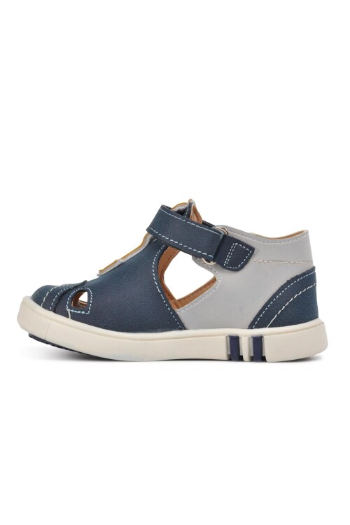 Lacivert Hardal Ortopedik Erkek Çocuk Sandalet 210110 Ç