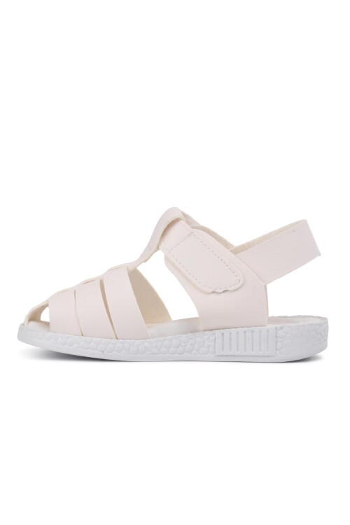 Beyaz Ortopedik Erkek Çocuk Sandalet 210111 Ç