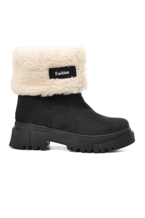 Siyah Süet  Kadın Bot 2167 Z