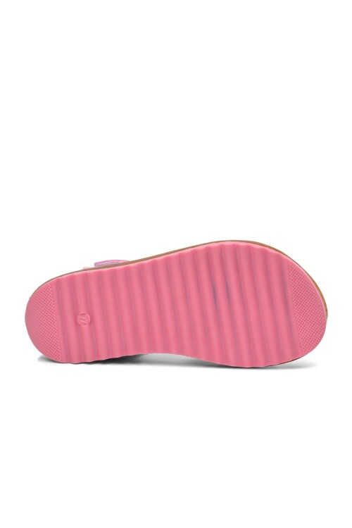 Pembe  Kız Çocuk Düz Sandalet 22Y01 P
