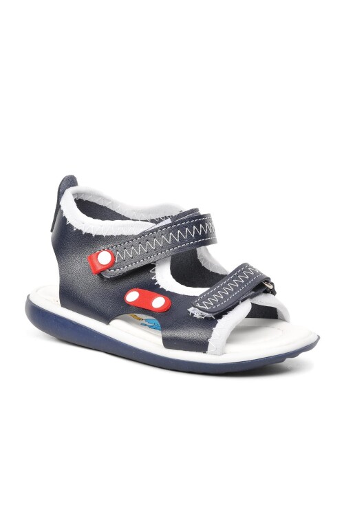 Lacivert Ortopedik Erkek Çocuk Sandalet 22Y05 B