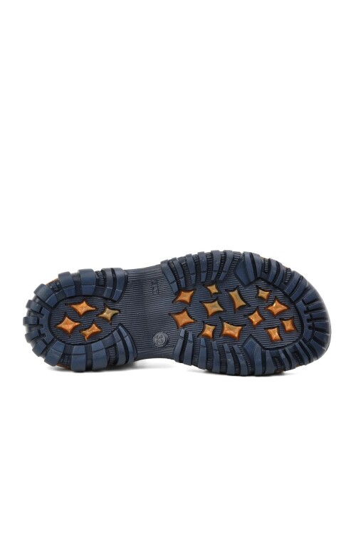 صندل تقويمي للعظام للأولاد أزرق داكن أصفر 22Y06 F