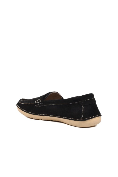 Siyah Süet  Kadın Günlük Ayakkabı 23161 Z