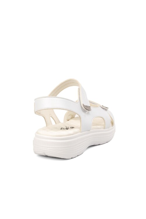 صندل مسطح نسائي أبيض 336 Z