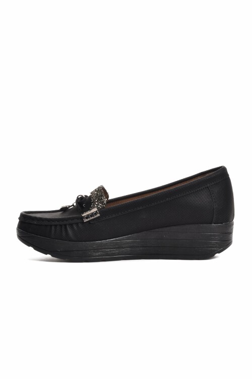 حذاء كاجوال نسائي أسود Ayakmod 525 Z