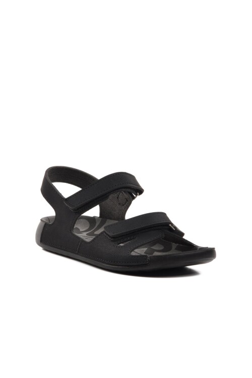 Siyah  Kadın Düz Sandalet Ayakmod  65.013 Z