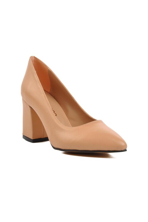 حذاء نسائي بكعب عالٍ بيج AYS23115 Z