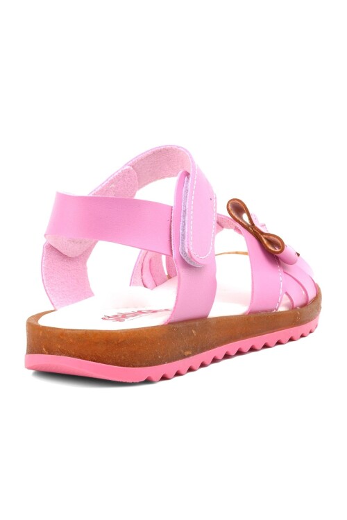 Pembe  Kız Çocuk Düz Sandalet 22Y01 F