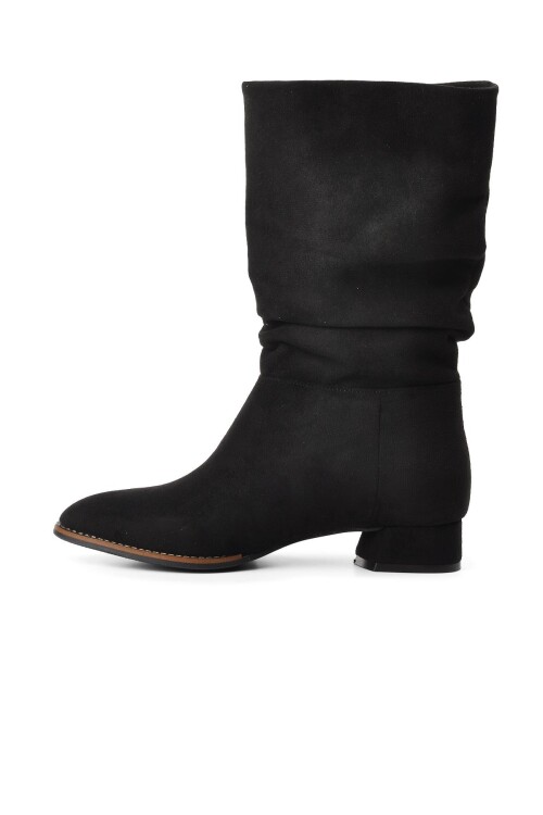 Siyah Süet  Kadın Bot K04 Z