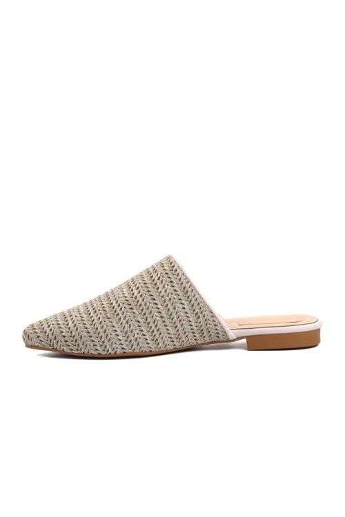 Gri  Kadın Terlik K314 Z