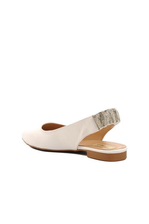 حذاء باليه نسائي أبيض K315 Z