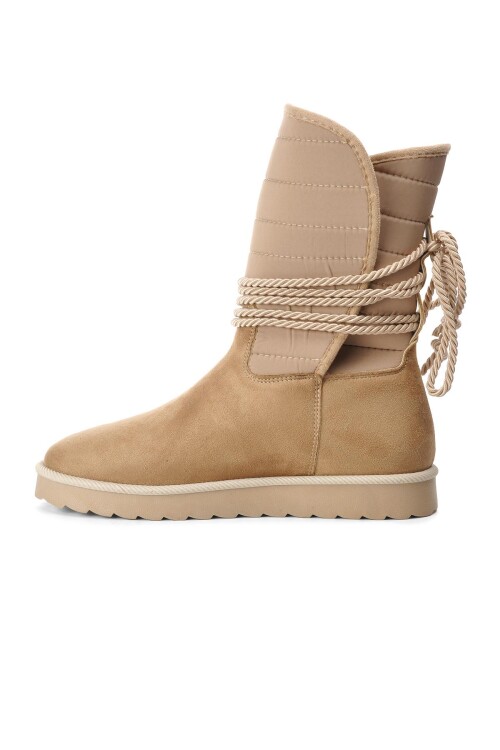 Womens Mink Suede Fur Lined Boots K706 Z