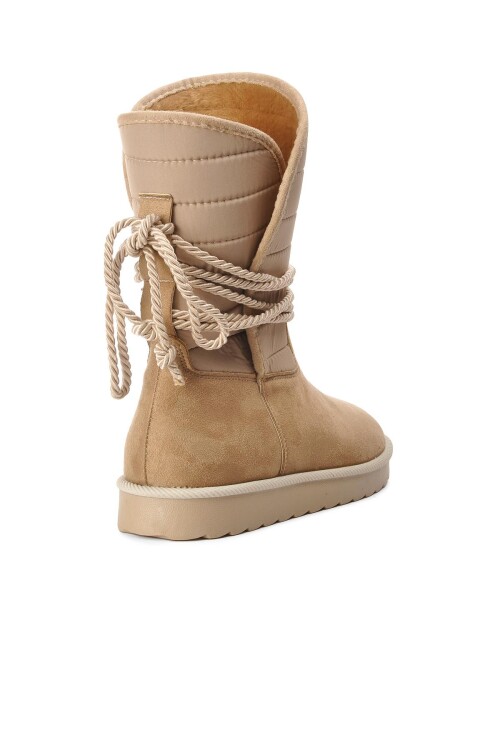 Womens Mink Suede Fur Lined Boots K706 Z