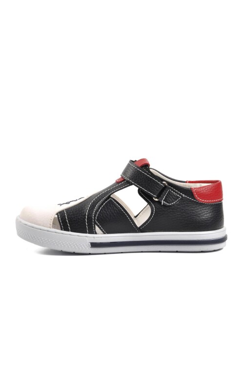 Navy Blue-White-Red Boys Casual Shoes Ayakmod Şng 2900 F