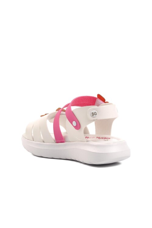 ايكمودصندل تقويمي للبنات باللون الأبيض الفوشيا 8000 P
