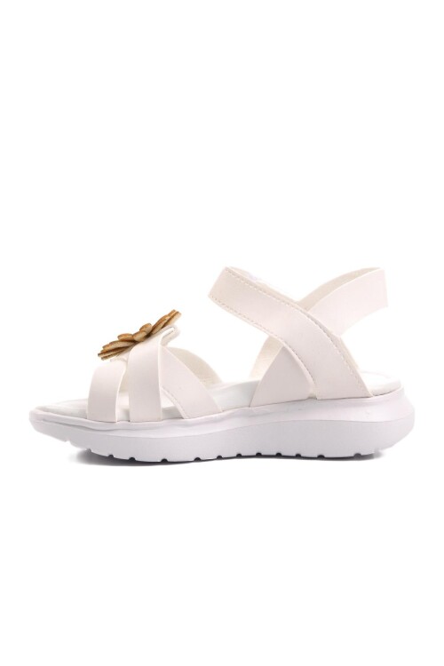 White Girl Flat Sandals Ayakmod Şng 8010 P